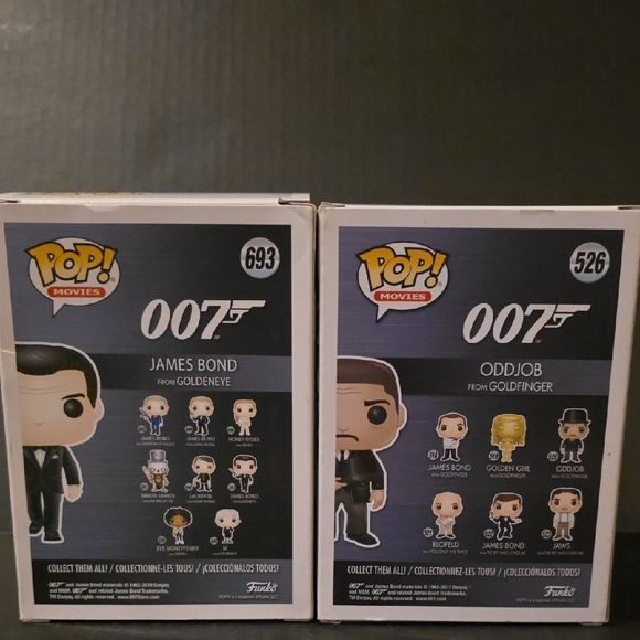 Funko Pop! James Bond and Oddjob Figures - Picture 7 of 8